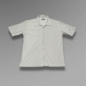 Vintage 90s BC Ethic Waffle Knit Short Sleeve Button Up Shirt